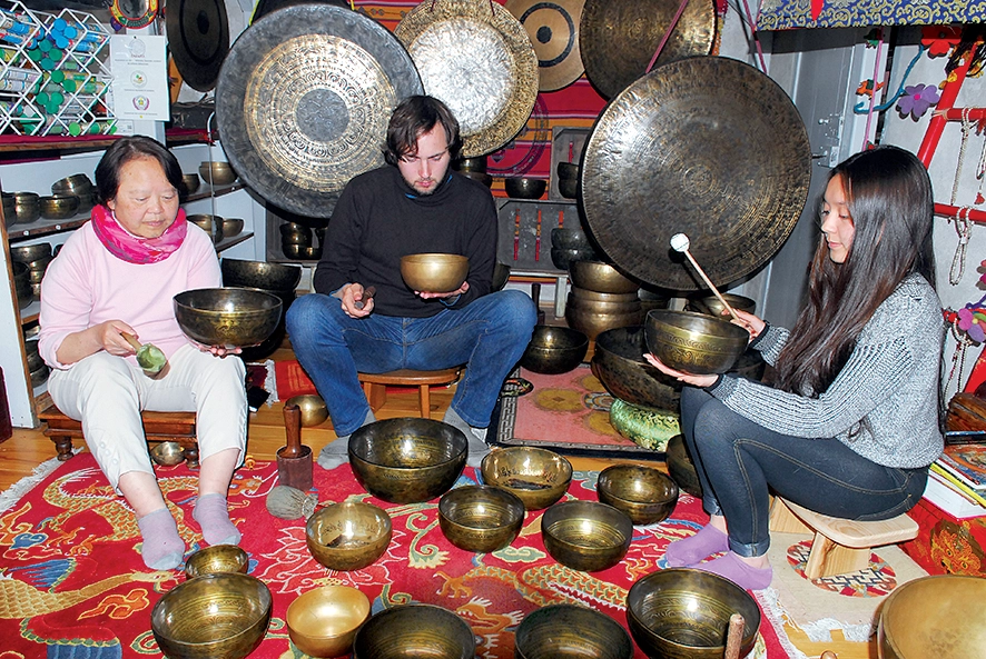 Atelier bol tibétain